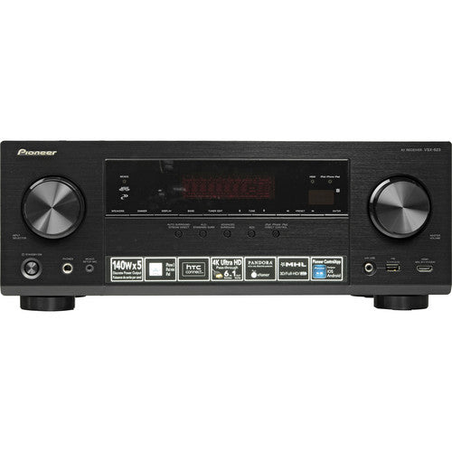 Pioneer VSX-823-K 5.1-Channel Network Ready AV Receiver (Certified Refurbished)