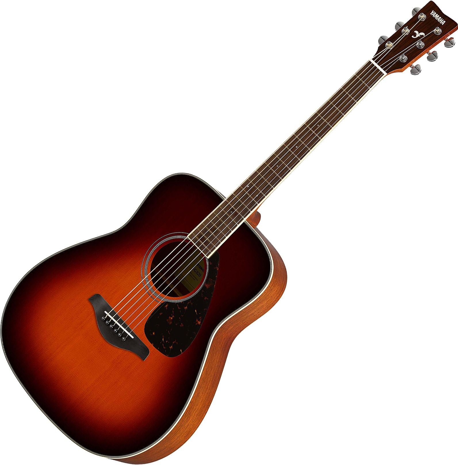 Yamaha FG820 BS FG Series Dreadnought 6 String RH Acoustic Guitar (Certified Refurbished)