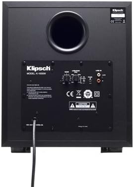 Klipsch K-100SW 10" Front-Firing 250W Peak Power Subwoofer (Certified Refurbished)