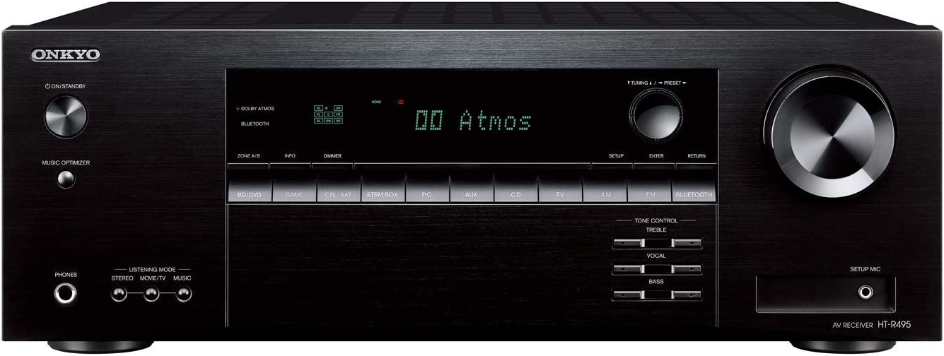 Onkyo HT-S5910 5.1.2 Channel Dolby Atmos featured Home Theater System (Certified Refurbished)