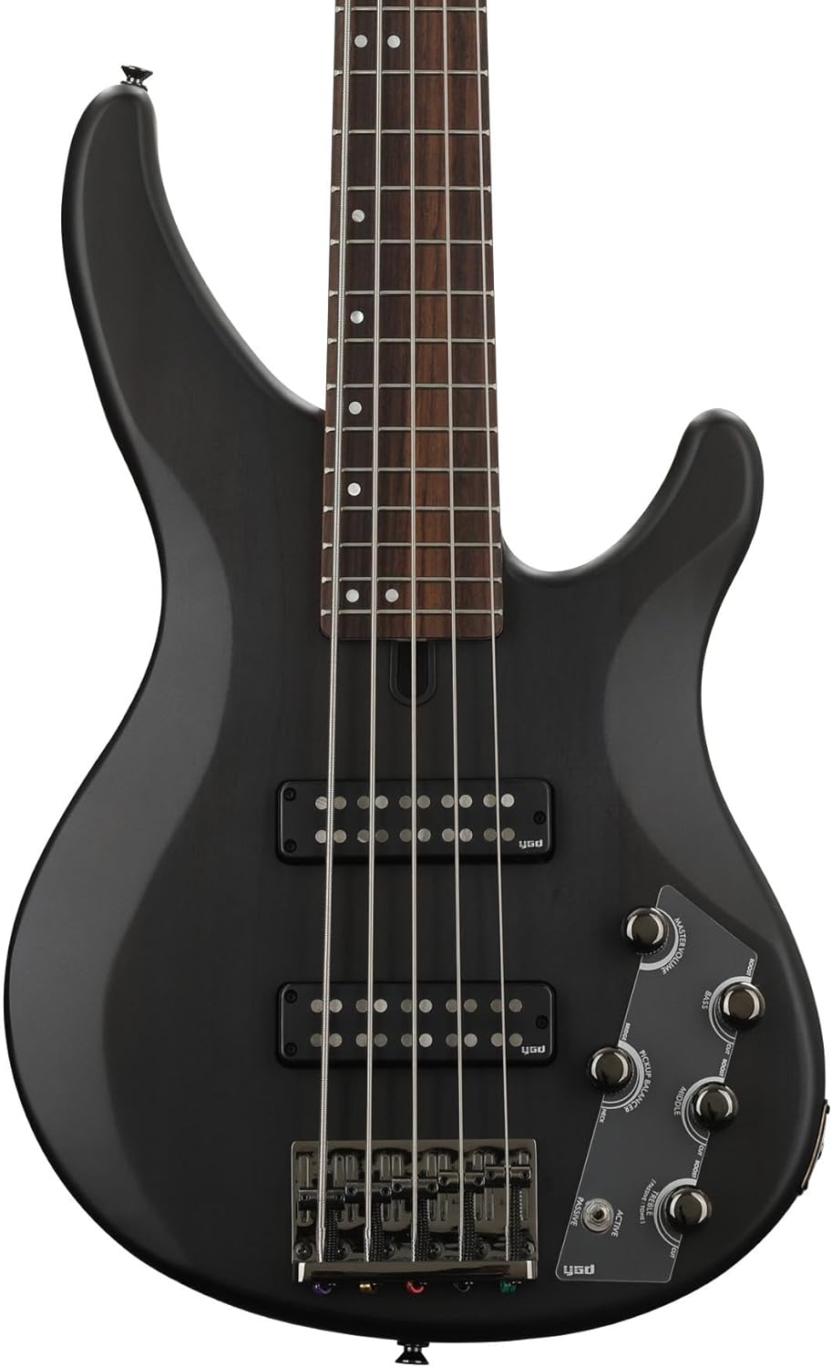 Yamaha TRBX505 5-String Electric Bass Guitar - Translucent Black (Certified Refurbished)