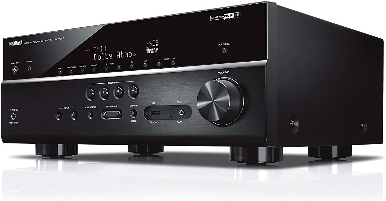 Yamaha RX-V685 7.2-Channel AV Receiver with MusicCast (Refurbished)