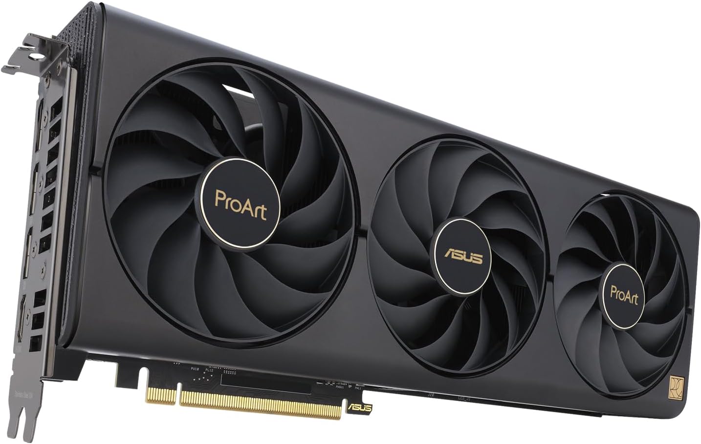 ASUS ProArt GeForce RTX 4080 Super OC Edition 16GB GDDR6X Gaming Graphics Card (NVIDIA GeForce RTX4080 DLSS 3, PCIe 4.0, 1x HDMI 2.1a, 3X DisplayPort 1.4a) (Certified Refurbished)