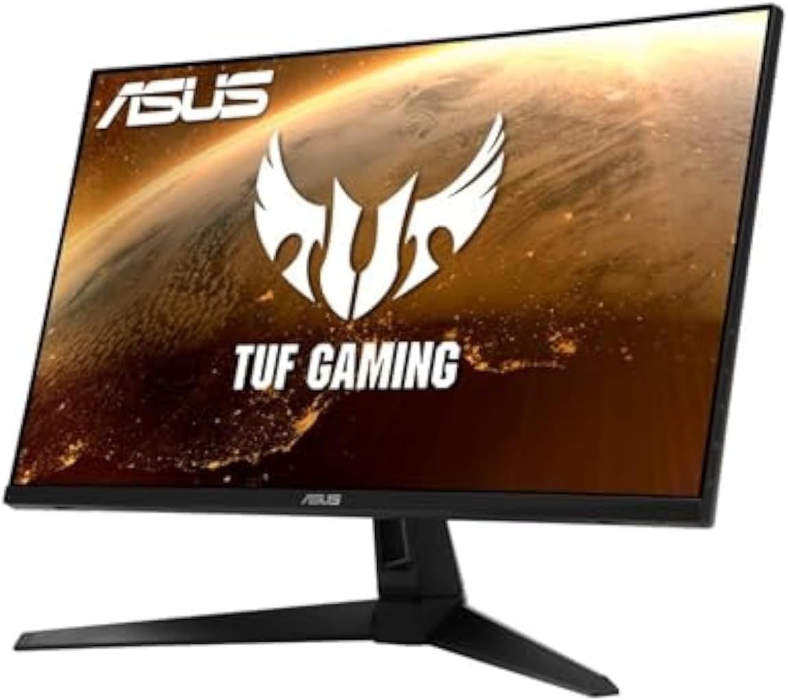 ASUS TUF Gaming VG279Q1A 27” Gaming Monitor, 1080P Full HD, 165Hz (Supports 144Hz), IPS, 1ms, Adaptive-sync/FreeSync Premium, Extreme Low Motion Blur, Eye Care, HDMI DisplayPort (Certified Refurbished)