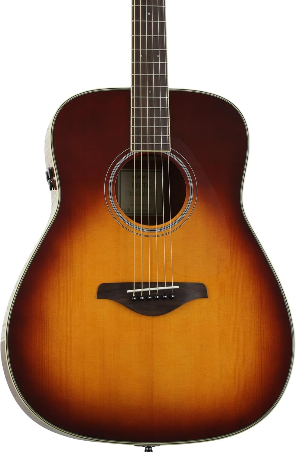 Yamaha FG-TA Transacoustic Guitar w/Chorus and Reverb - Brown Sunburst (Certified Refurbished)