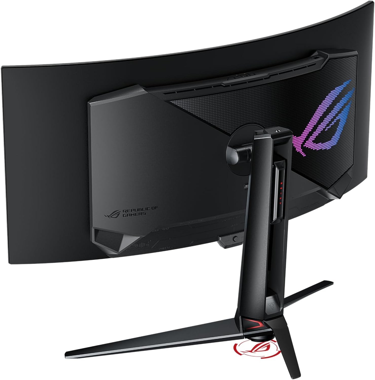 ASUS ROG Swift 34” OLED Ultrawide 800R Curved Gaming Monitor (PG34WCDM) – 21:9 (3440 x 1440), 240Hz, 0.03ms, G-SYNC Compatible, Custom Heatsink, Uniform Brightness, Smart KVM, USB-C 90W PD, 1300nits (Certified Refurbished)