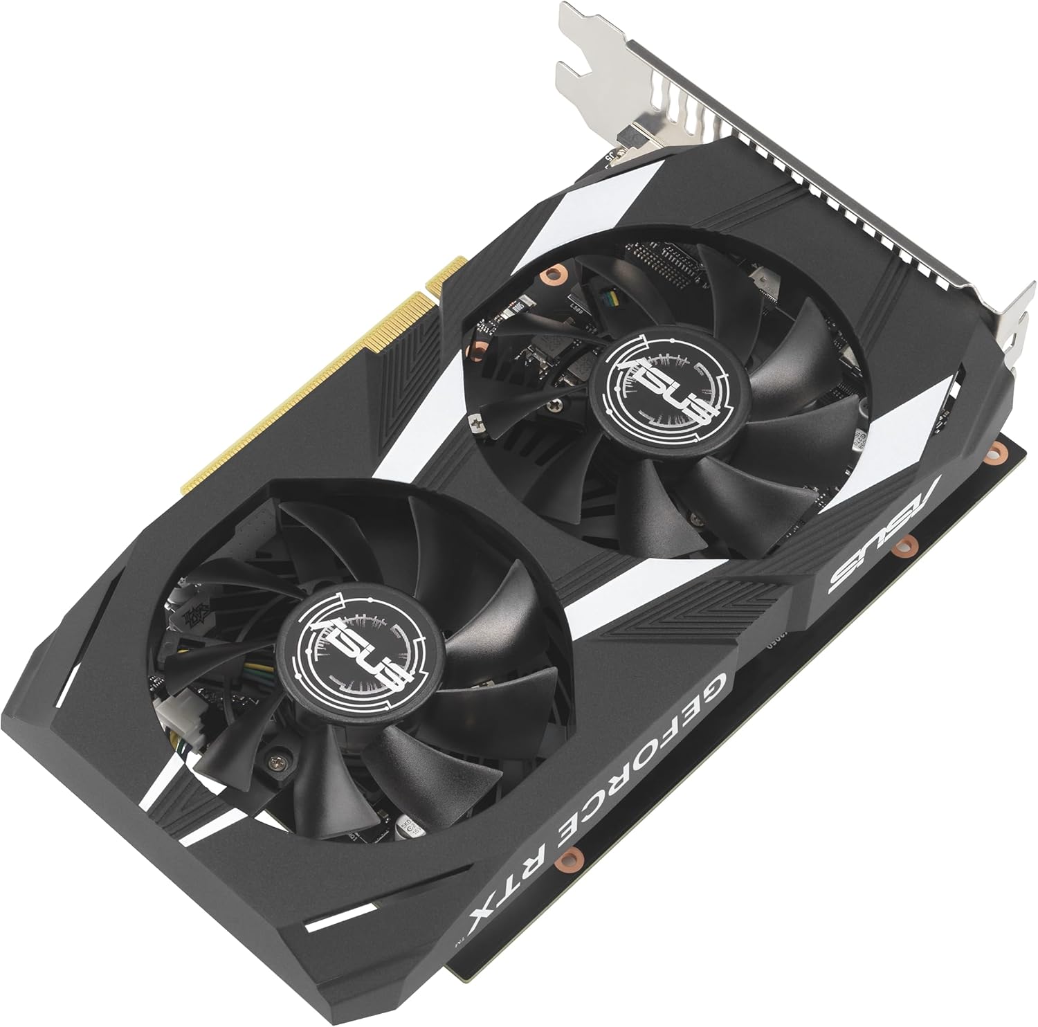 ASUS Dual NVIDIA GeForce RTX 3050 6GB OC Edition Gaming Graphics Card - PCIe 4.0, 6GB GDDR6 Memory, HDMI 2.1, DisplayPort 1.4a, 2-Slot Design, Axial-tech Fan Design, 0dB Technology, Steel Bracket (Certified Refurbished)