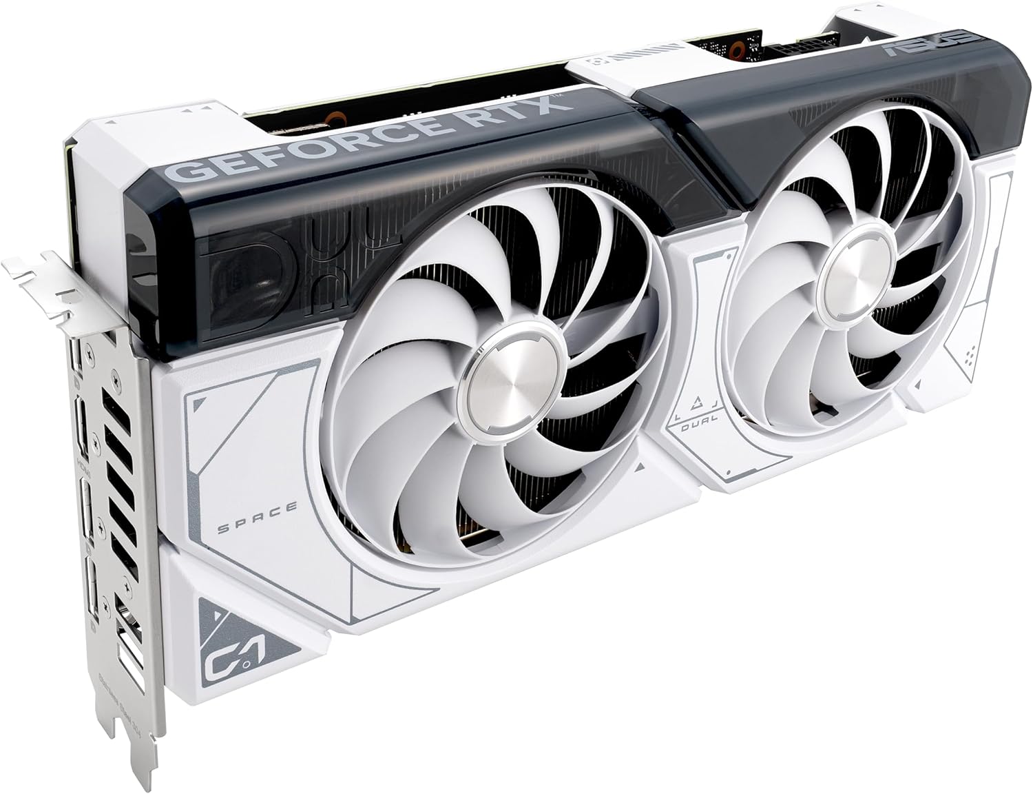 ASUS Dual GeForce RTX™ 4070 Super White OC Edition (PCIe 4.0, 12GB GDDR6X, DLSS 3, HDMI 2.1a, DisplayPort 1.4a, 2.56-Slot Design, Axial-tech Fan Design, Auto-Extreme Technology, and More) (Certified Refurbished)