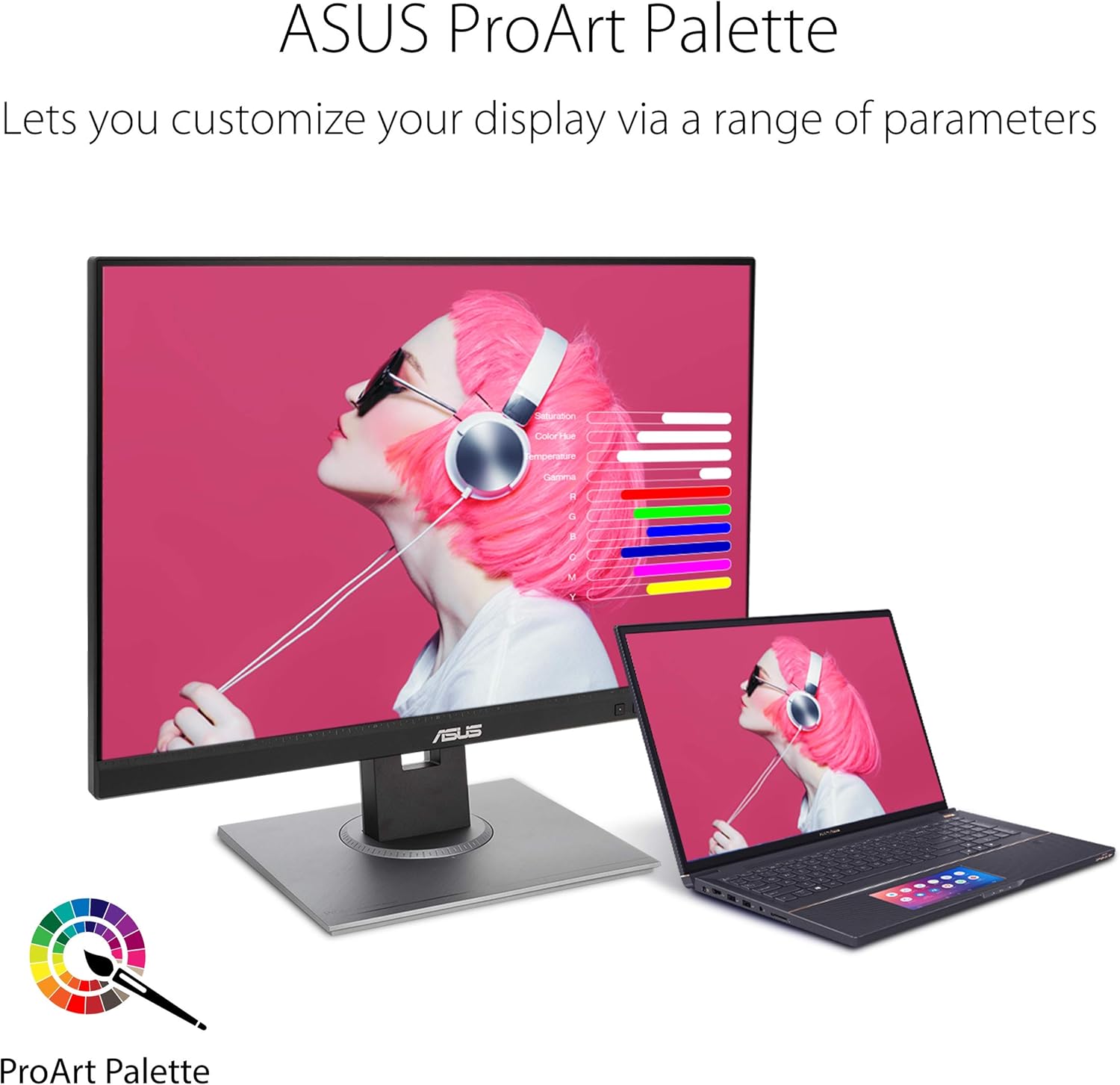 ASUS ProArt Display PA248QV 24.1” WUXGA (1920 x 1200) 16:10 Monitor, 100% sRGB/Rec.709 ΔE < 2, IPS, DisplayPort HDMI D-Sub, Calman Verified, Eye Care, Anti-glare, Tilt Pivot Swivel Height Adjustable (Certified Refurbished)