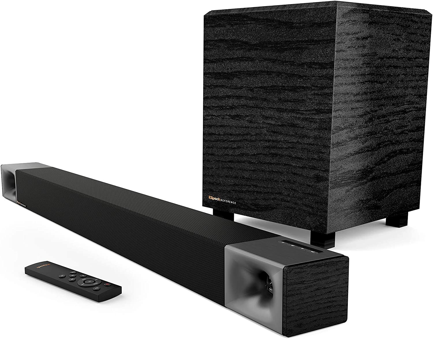 Klipsch Cinema 400 SoundBar + 8Inch Wireless Subwoofer with HDMI ARC (Certified Refurbished)