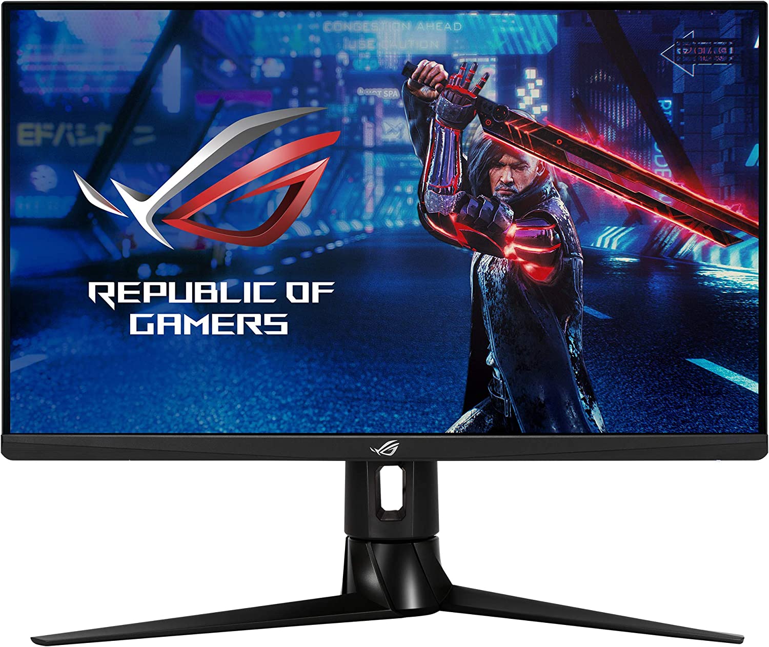 ASUS ROG Strix XG27AQ 27” HDR Gaming Monitor, 1440P WQHD (2560 x 1440), Fast IPS, 170Hz, 1ms, G-SYNC Compatible, Extreme Low Motion Blur Sync, Eye Care, HDMI DisplayPort USB 3.0 Hub, DisplayHDR 400 (Certified Refurbished)