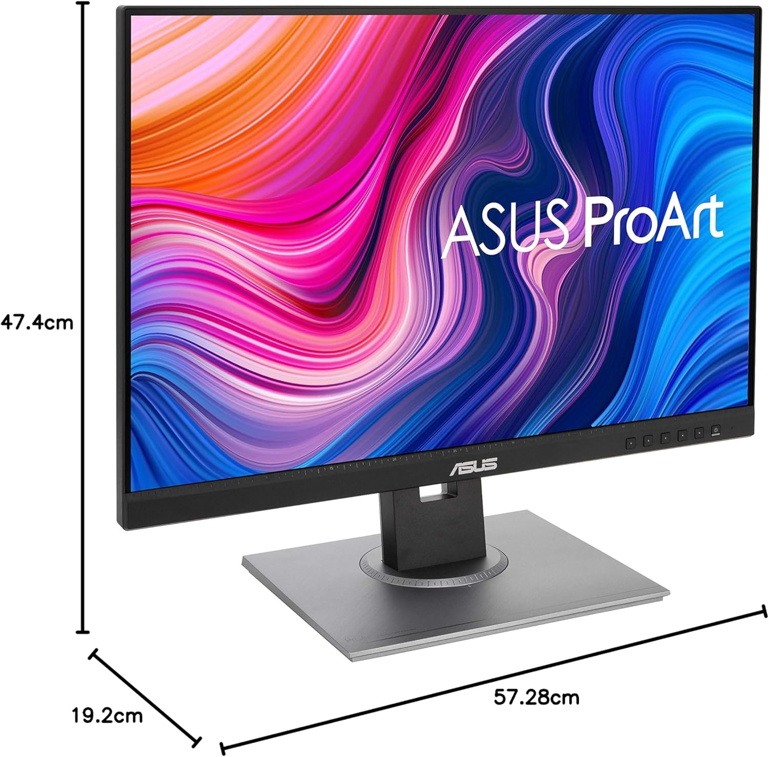 ASUS ProArt Display PA248QV 24.1” WUXGA (1920 x 1200) 16:10 Monitor, 100% sRGB/Rec.709 ΔE < 2, IPS, DisplayPort HDMI D-Sub, Calman Verified, Eye Care, Anti-glare, Tilt Pivot Swivel Height Adjustable (Certified Refurbished)