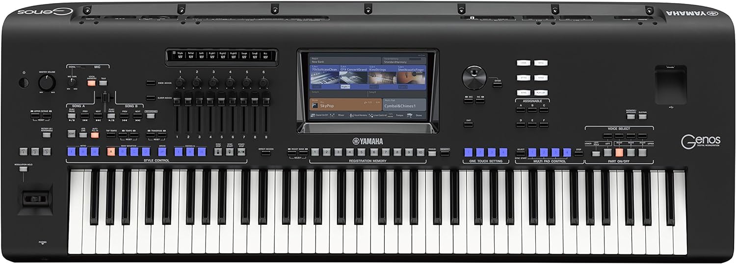 Yamaha Genos 76-Key Digital Piano Workstation (Certified Refurbished)