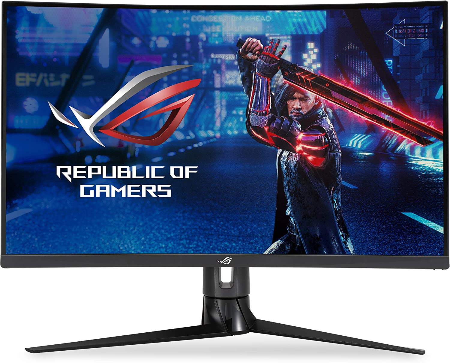 Asus ROG Strix XG32VC Gaming Monitor – 32 inch (31.5 inch viewable) QHD (2560x1440), 170Hz* (Above 144Hz), 1ms MPRT, Extreme Low Motion Blur Sync, 125% sRGB, FreeSync Premium Pro, DisplayHDR™ 400 (Certified Refurbished)