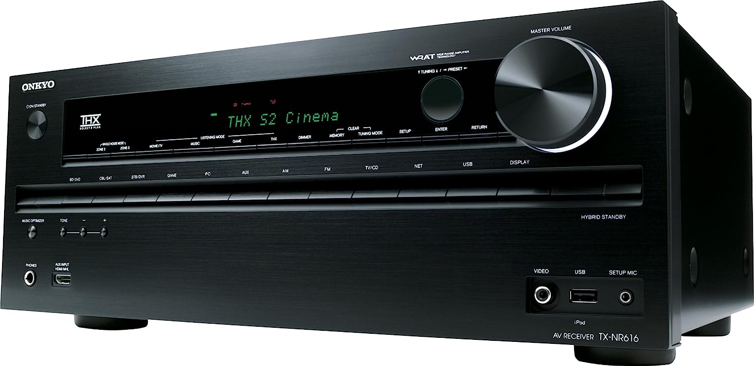 Onkyo TX-NR616 7.2 Ch. A/V Receiver (Certified Refurbished)