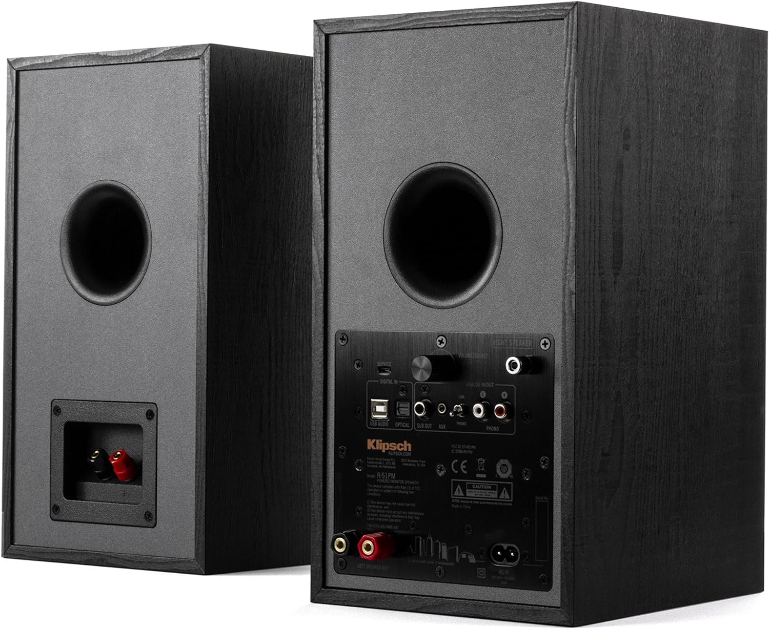 Klipsch R-51PM Powered Speakers (Certified Refurbished)