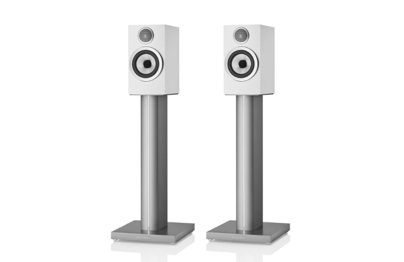 Bowers & Wilkins 707 S3 Bookshelf Speakers Satin White - Pair (Certified Refurbished)