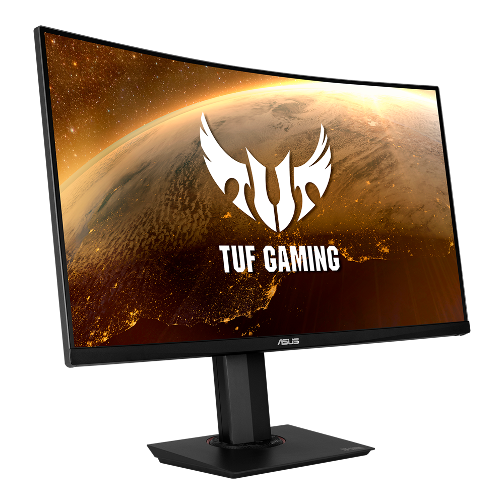 ASUS TUF Gaming VG32VQ Curved HDR Gaming Monitor – 32 inch QHD (2560x1440), 144Hz, Extreme Low Motion Blur Sync™, Adaptive-sync, Freesync™ Premium,1ms (MPRT),HDR10