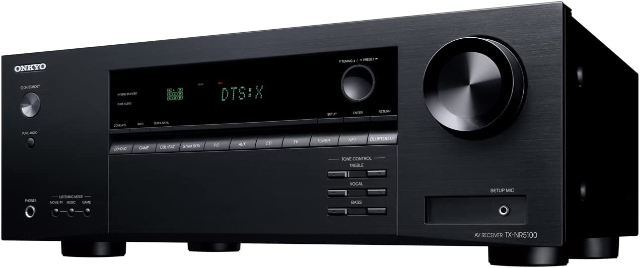 Onkyo TX-NR5100 7.2-CHANNEL 8K AV RECEIVER (Certified Refurbished)