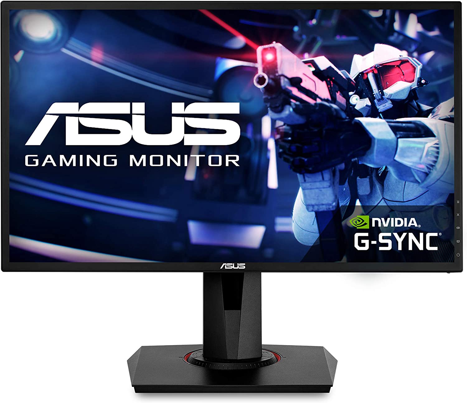 ASUS VG248QG Gaming Monitor - 24”, Full HD, 0.5ms*, 165Hz(overclockable),G-SYNC Compatible, Adaptive-Sync (Certified Refurbished)