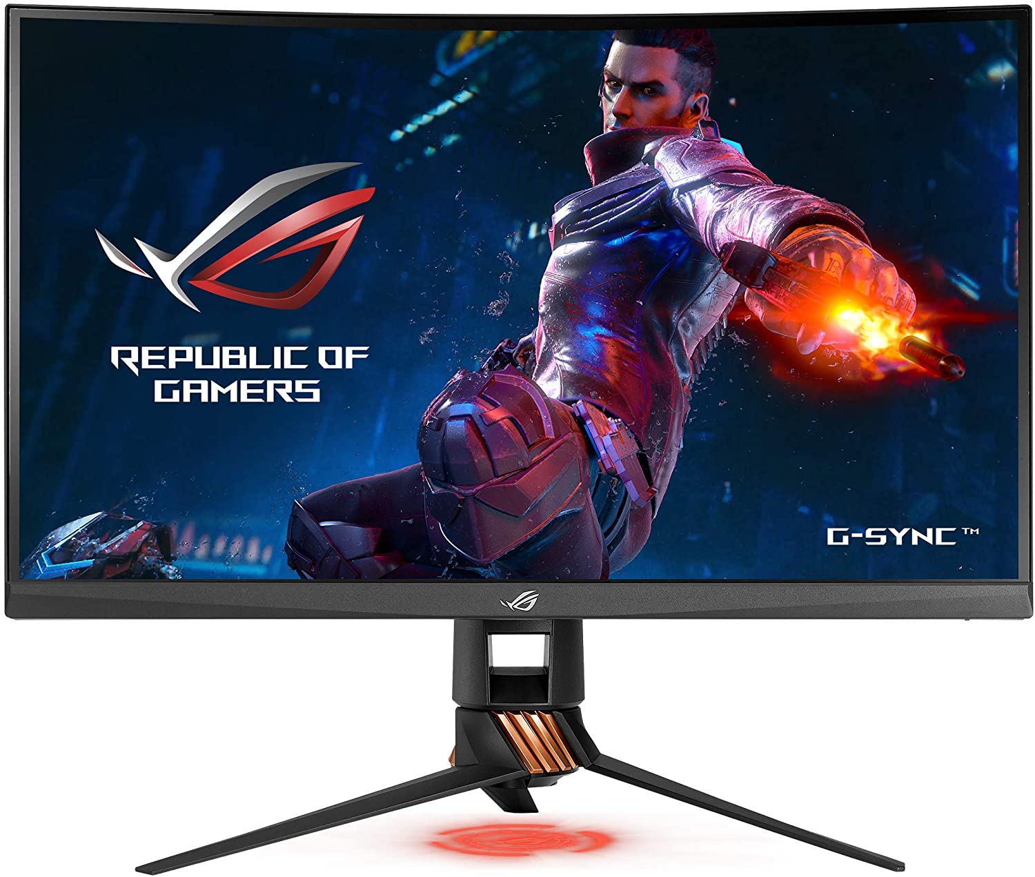 ASUS ROG Swift PG27VQ 27” 1440p 1ms 165Hz DP HDMI G-SYNC Curved Gaming Monitor (Certified Refurbished)