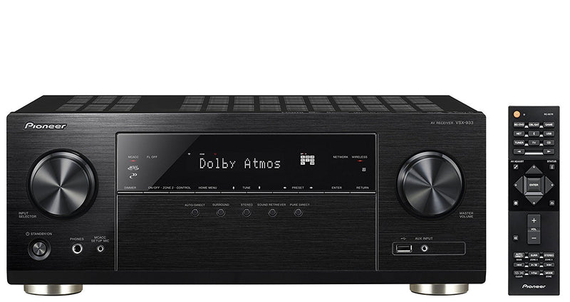 Pioneer VSX-933 7.2-Channel Ultra HD Network AV Receiver Bluetooth