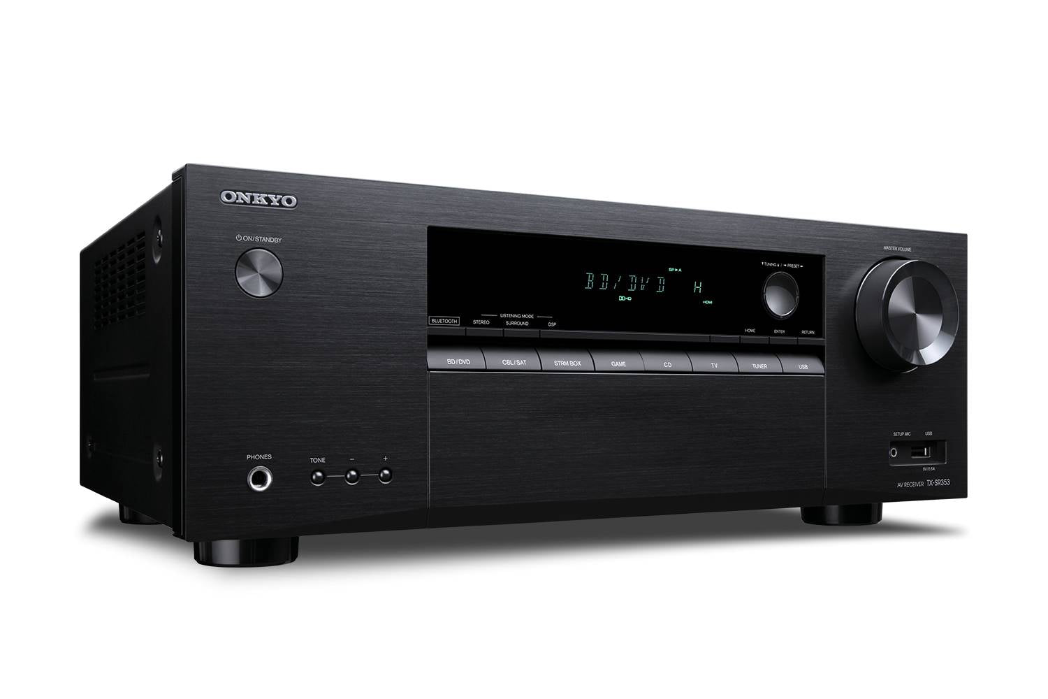 Onkyo TX-SR353 Front Angled